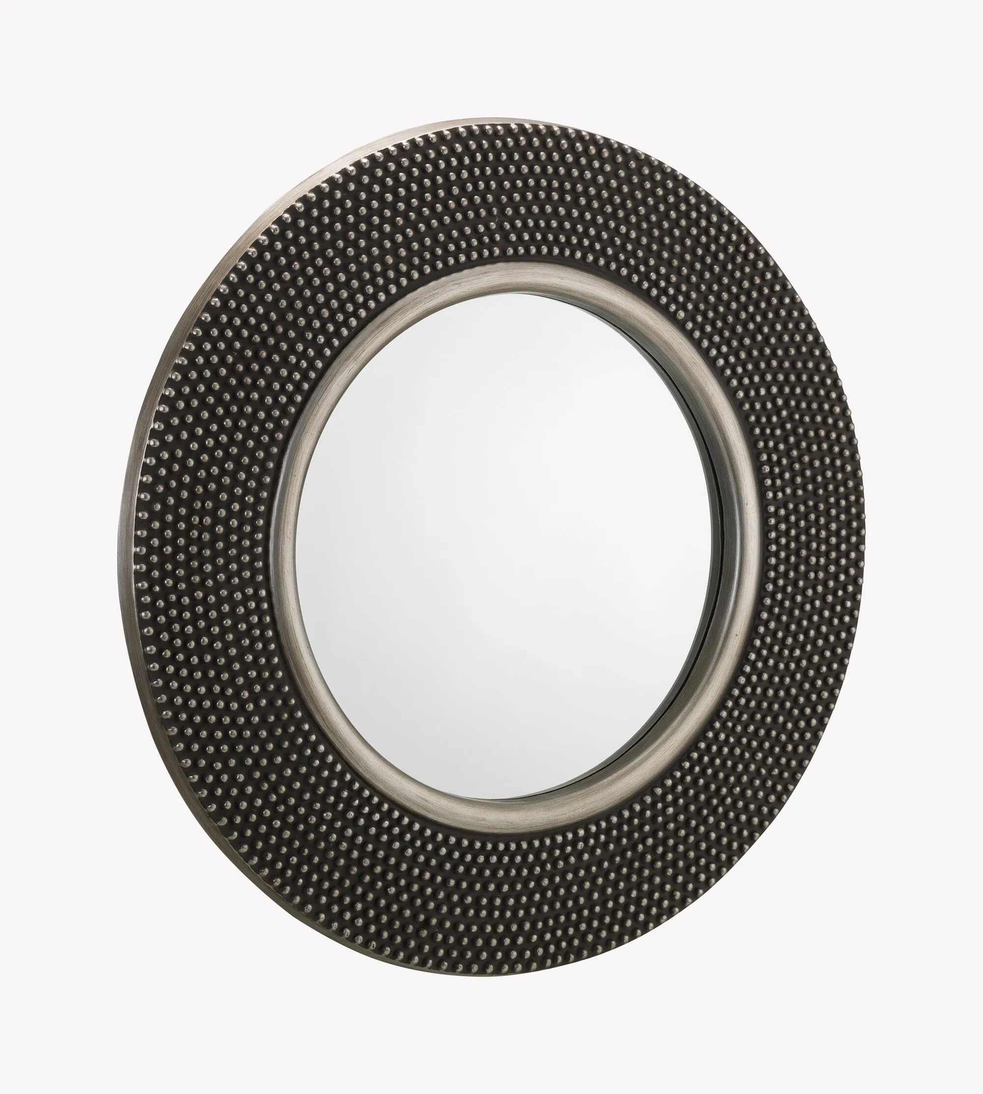 ADAGIO ROUND STUDDED WALL MIRROR