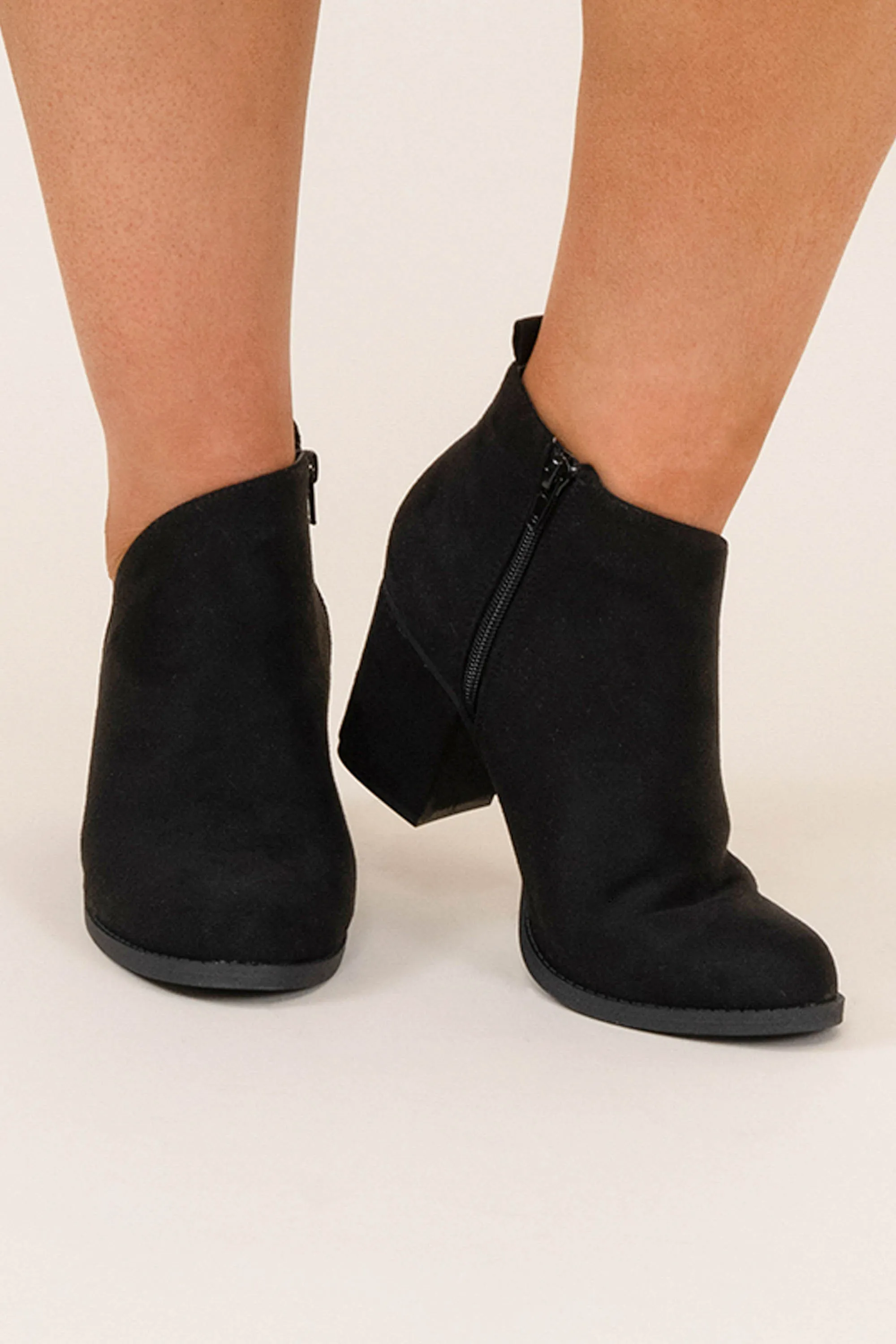 Always A Good Time Booties, Black