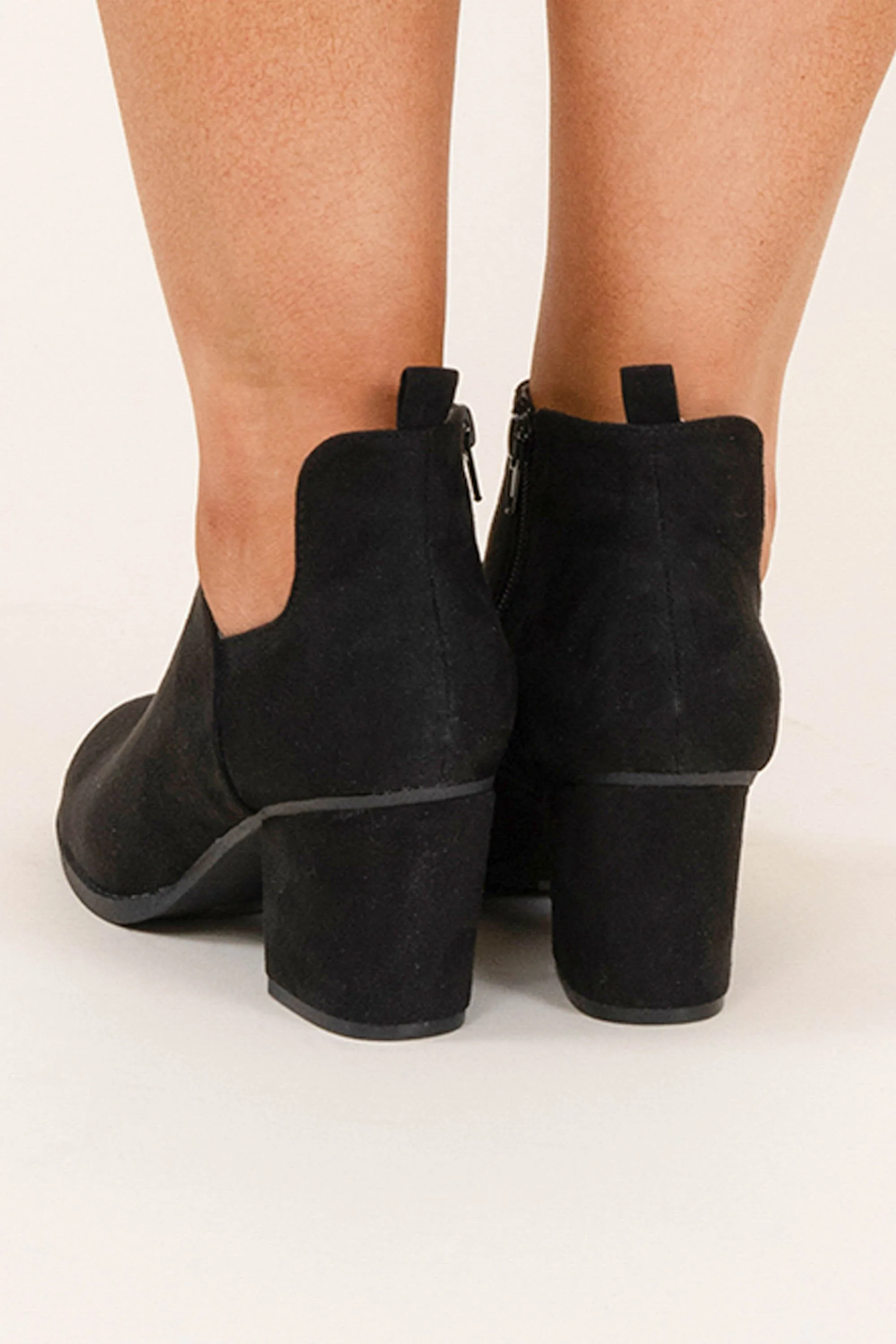 Always A Good Time Booties, Black