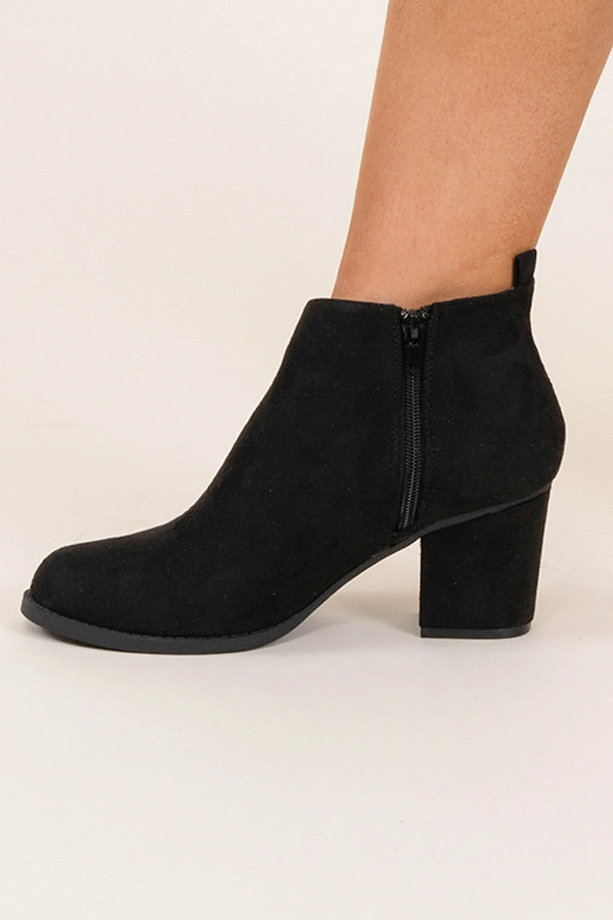 Always A Good Time Booties, Black