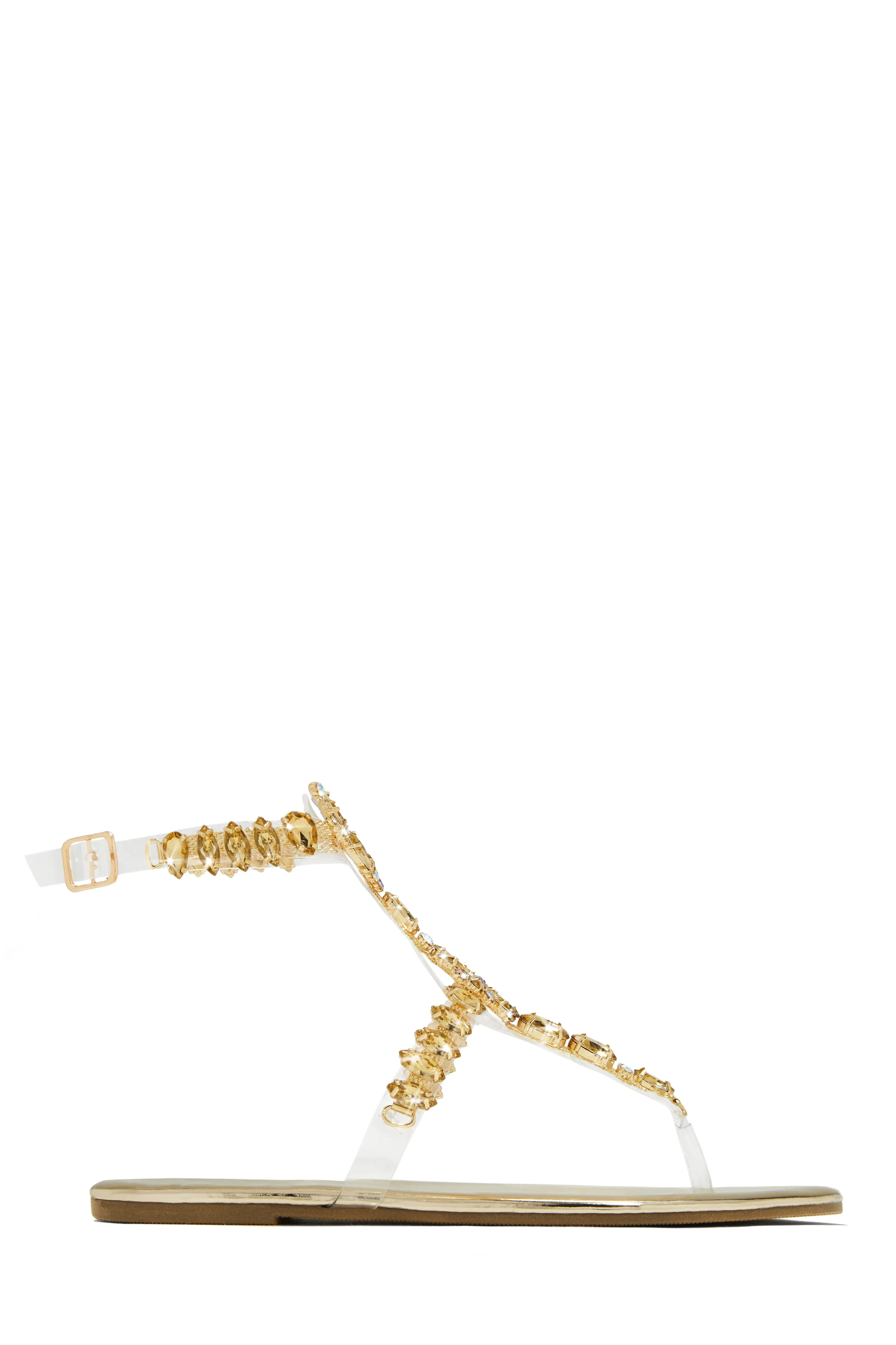 Caicos Resort Embellished Ankle Strap Sandals - Black