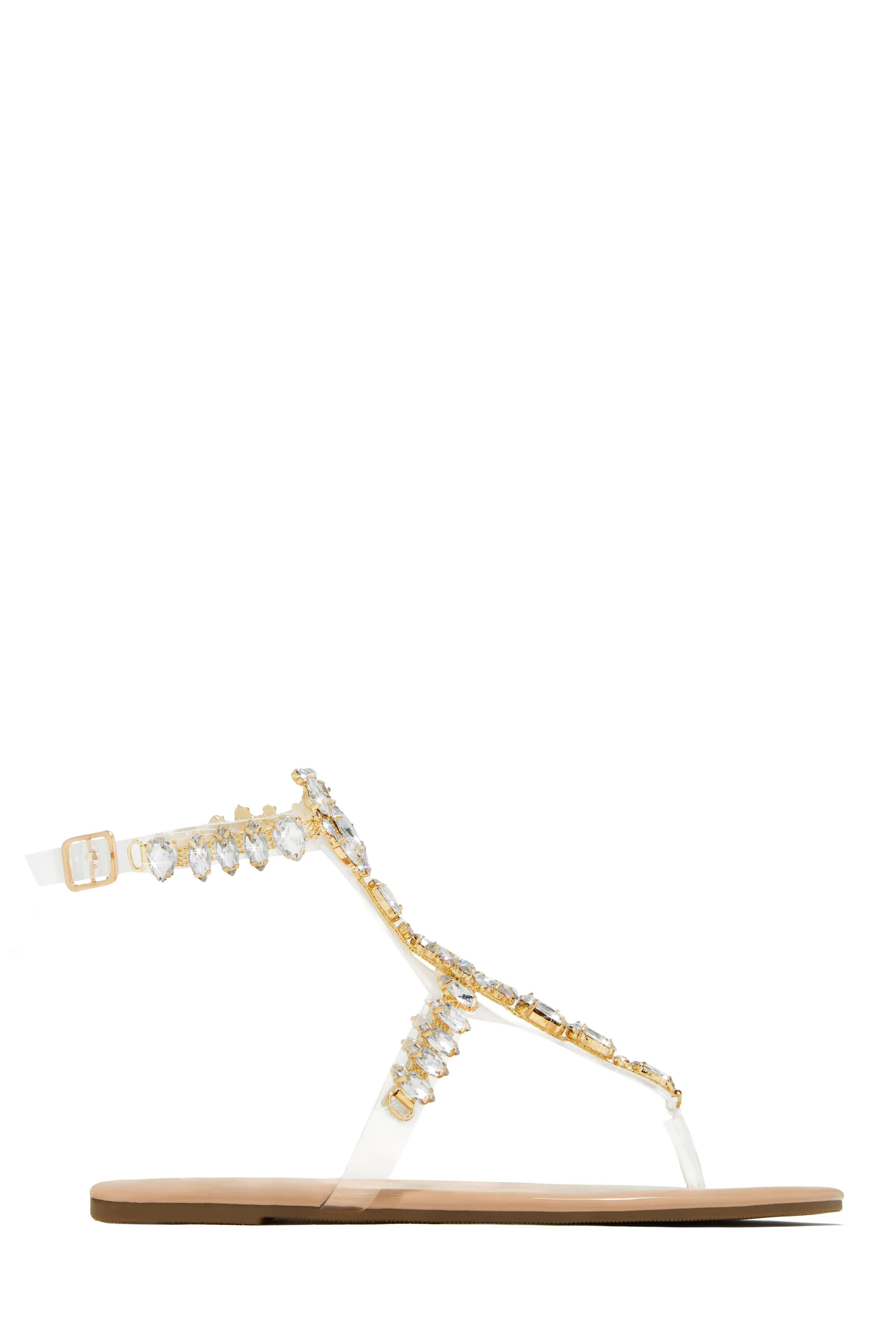 Caicos Resort Embellished Ankle Strap Sandals - Black