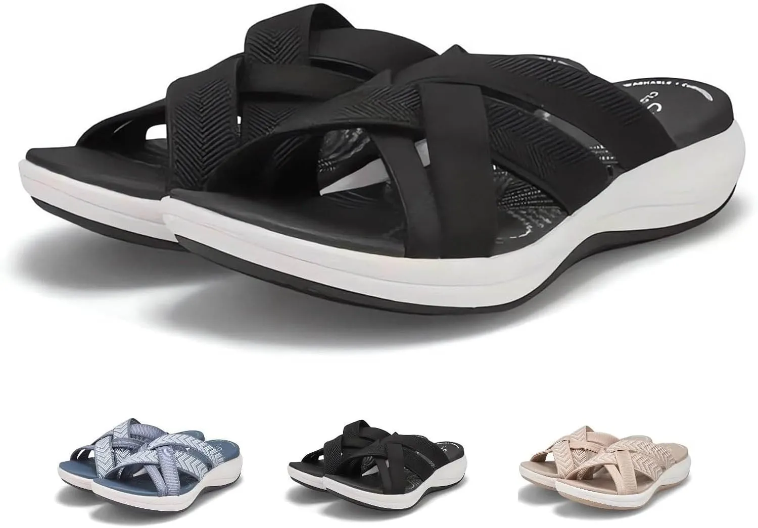 Cathalem Summer Sandals for Women 2024, Recovery Sandals Plantar Fasciitis Shoes Women, Arch Support Shoes for Women