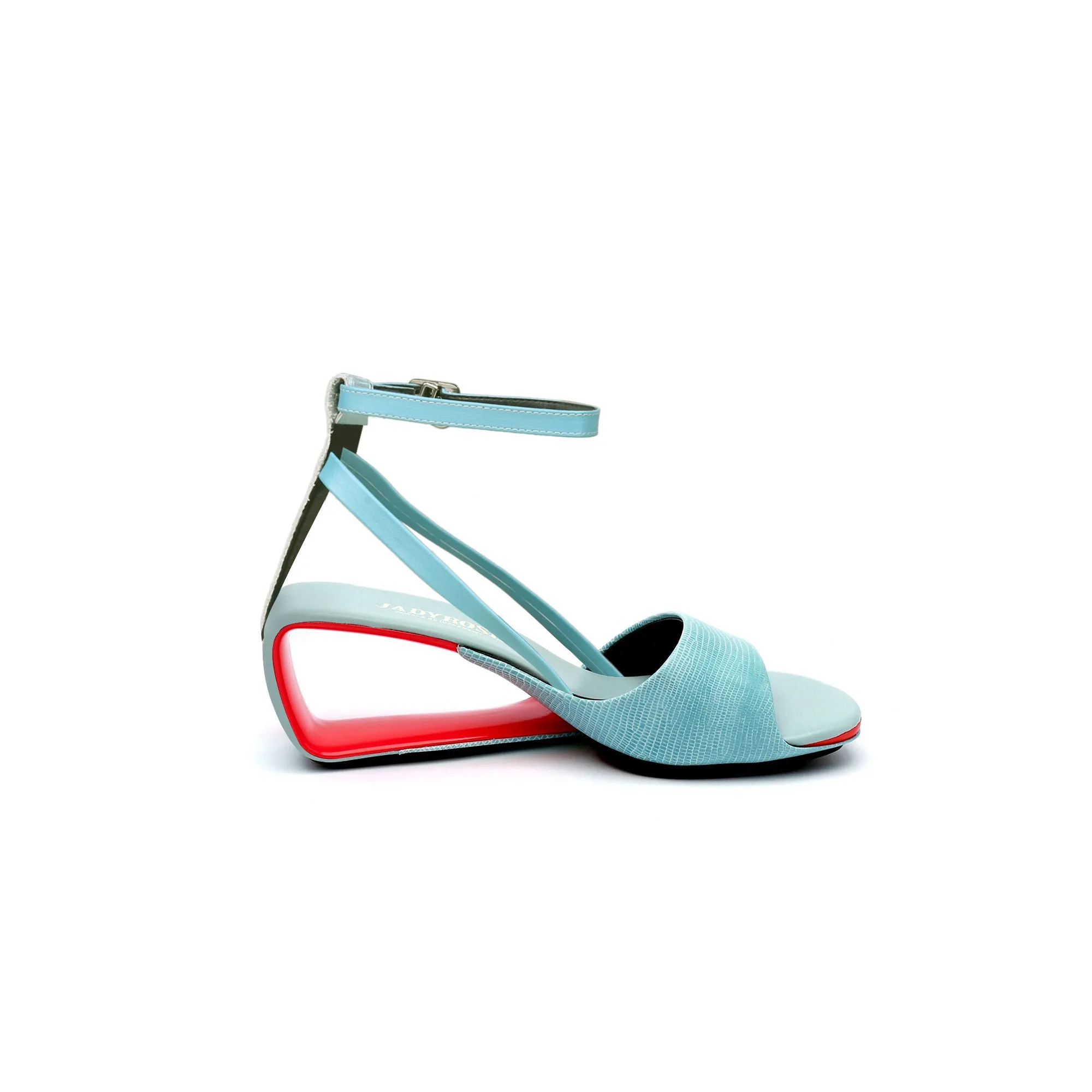 Expressionist Ankle Strap Hollow Sandals