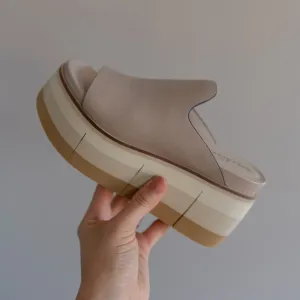FLOW in BEIGE Platform Sandals