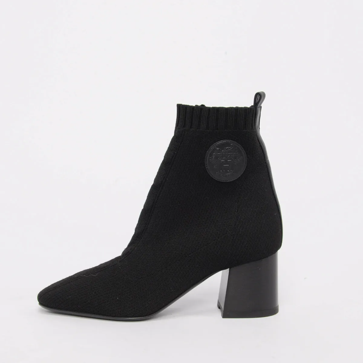 Hermes Black Knitted Volver 60 Sock Boots 38