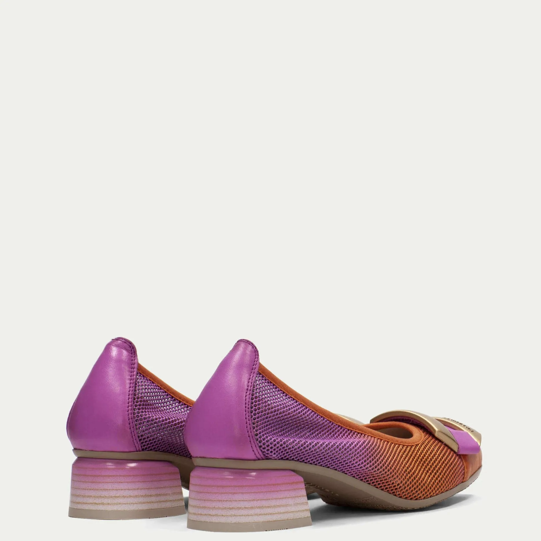Hispanitas Pink Ombre Leather Pumps