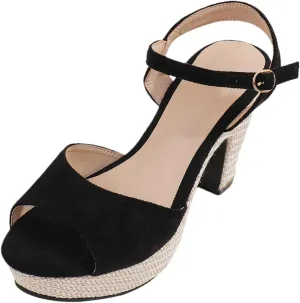 Ladies Low Heel Sandals Comfortable Elegant Wedding Shoes For Women With Back Strap Dressy Strappy Sandals