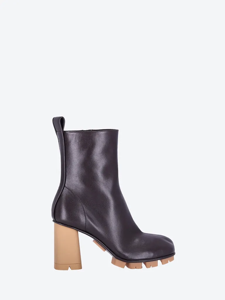 Leather shore  boots