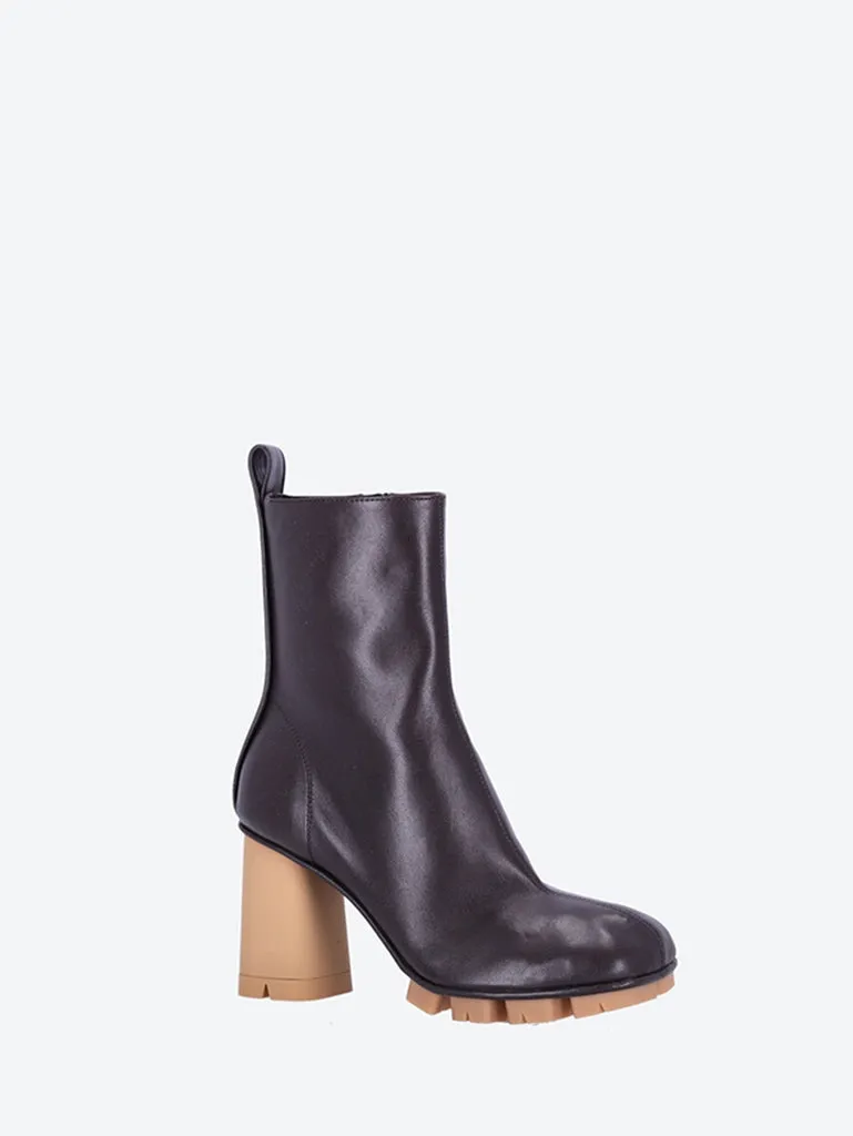 Leather shore  boots