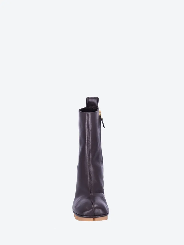 Leather shore  boots