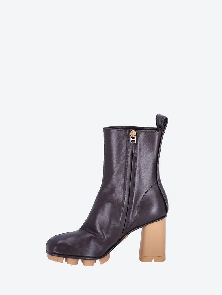 Leather shore  boots