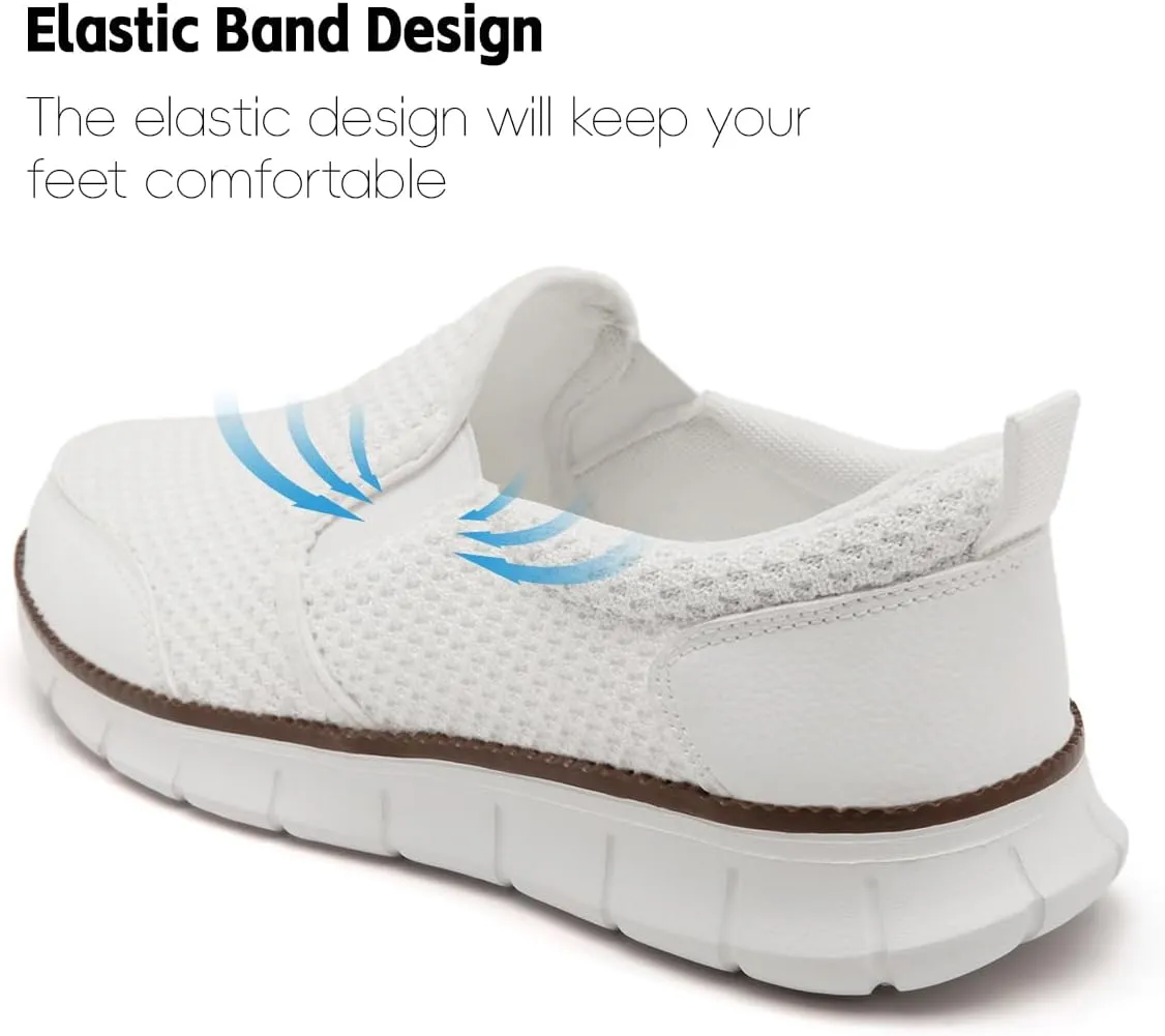 Mens Shoes Slip On Loafers Boat Walking Casual Shoes Non-Slip Lightweight Breathable Fashion Trainers