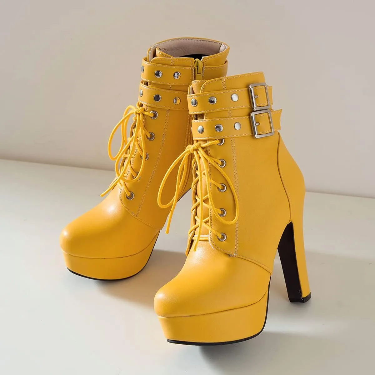 Scaoruki Fashion Platform Booties