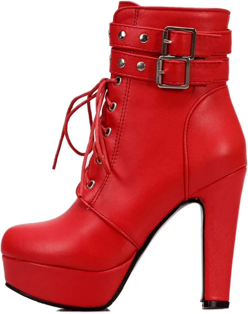 Scaoruki Fashion Platform Booties