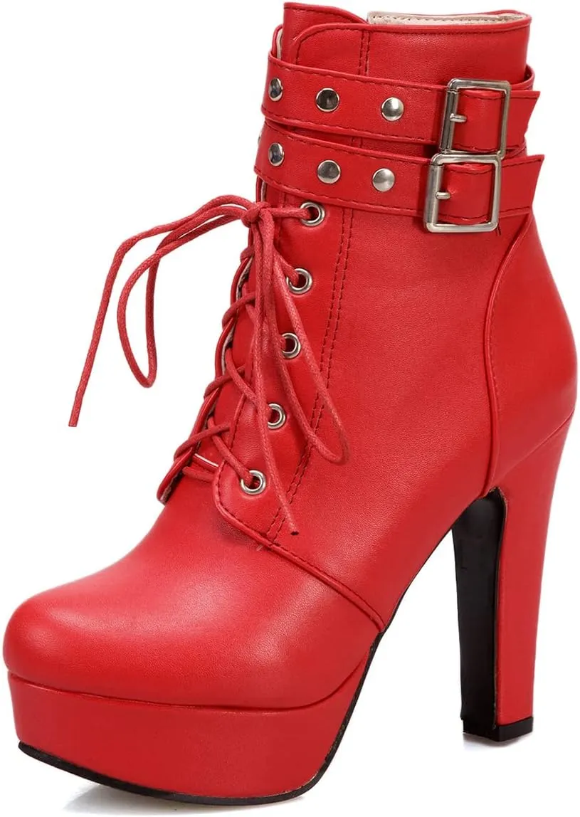 Scaoruki Fashion Platform Booties