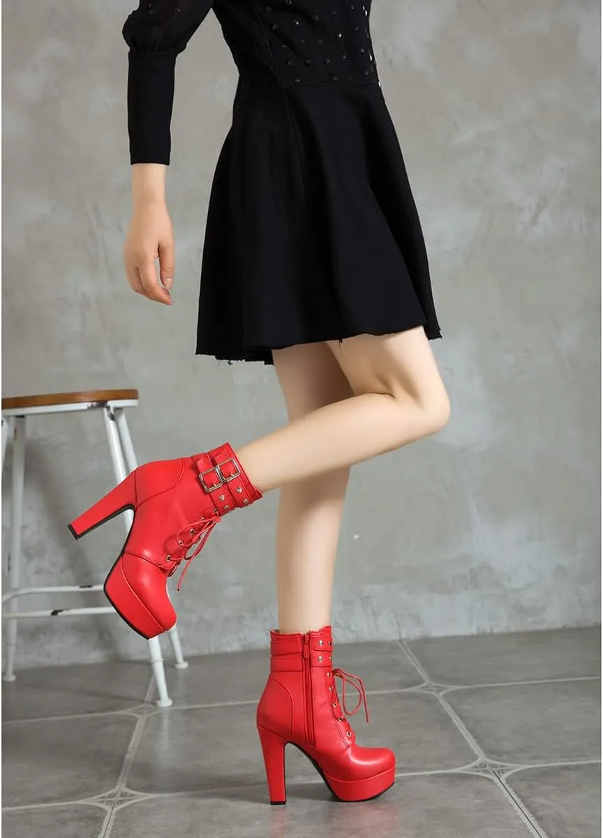 Scaoruki Fashion Platform Booties