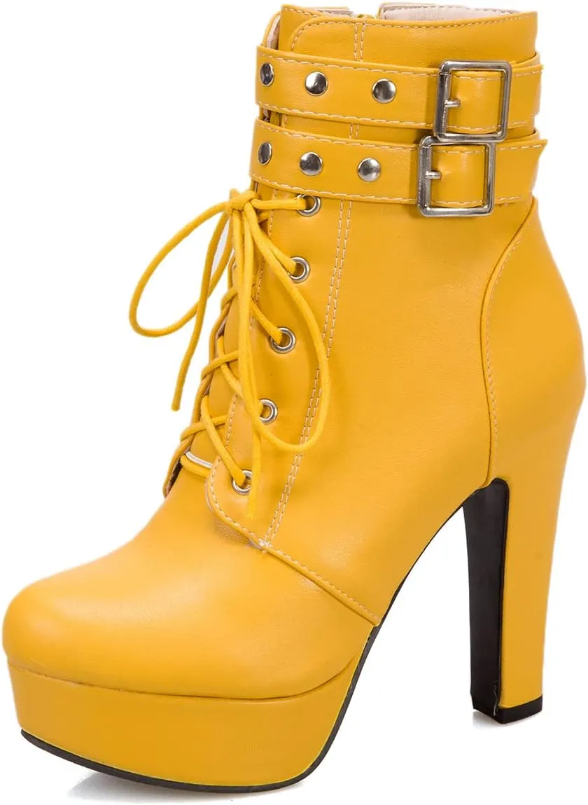 Scaoruki Fashion Platform Booties