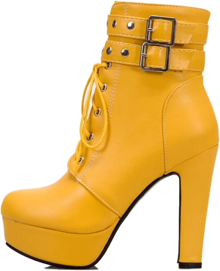 Scaoruki Fashion Platform Booties