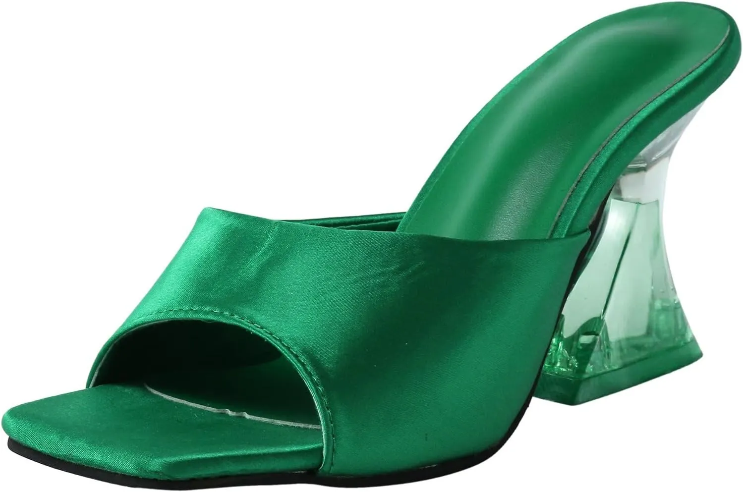 Strappy Heeled Sandals for Women Open Toe Chunky Block Heel Ankle Strap Wedding Party Shoes