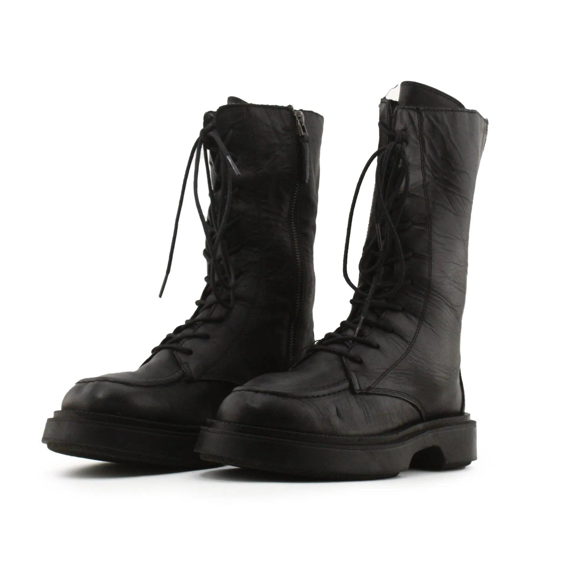 Zara Laces Combat Boots | 100% Authentic Leather